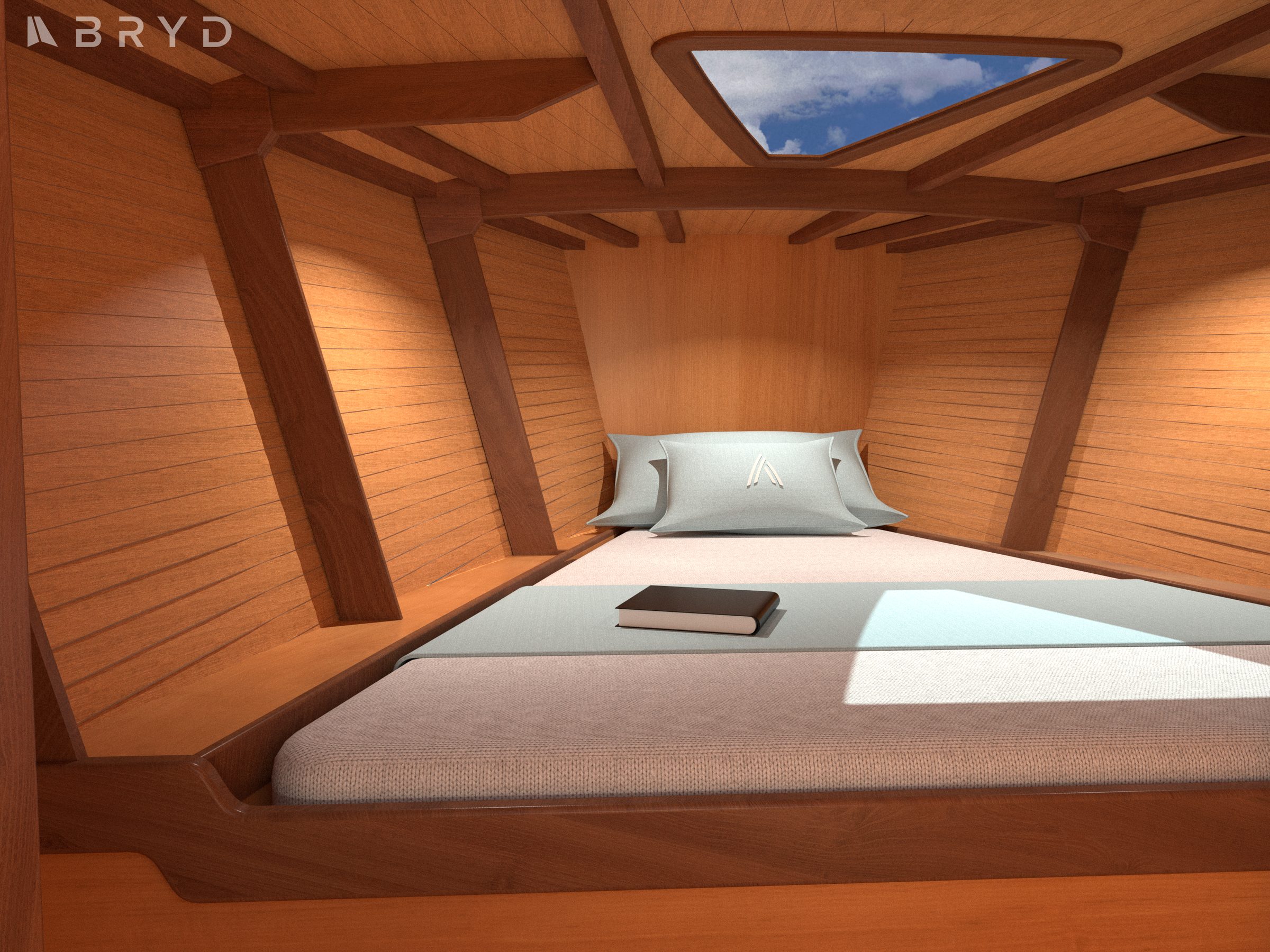 Artis 25 forward cabin with double berth